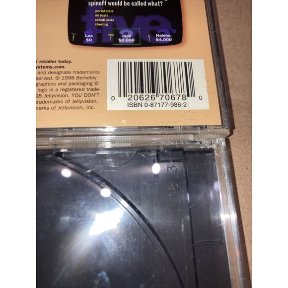 You Don't Know Jack Trivia Games Vol 1, 2 & 3. Windows 3.1 95 & 98 Mac OS 7.1 + - Picture 9 of 12